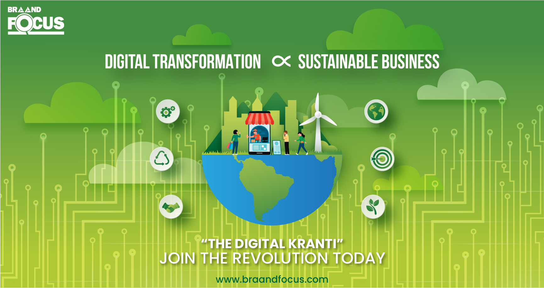 Image showing digital transformation and sustainable business strategies being implemented.