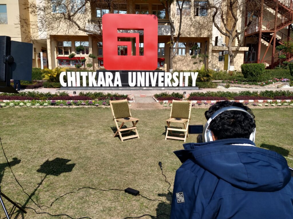 Chitkata university board is displayed