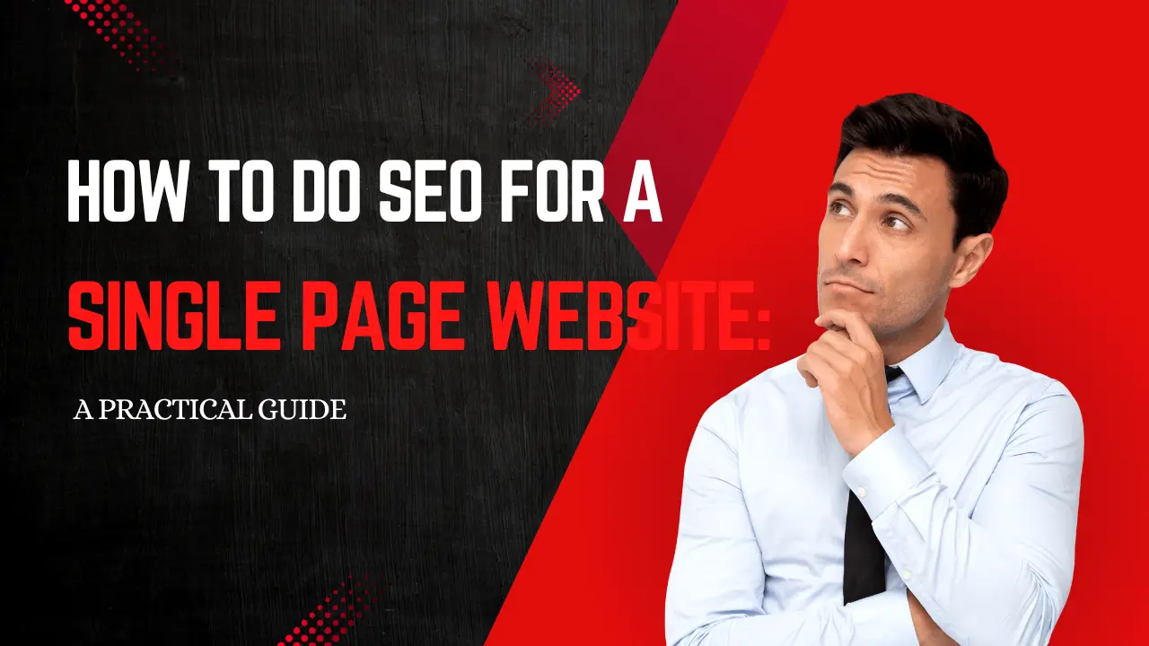 How to do seo for a single page website guide by Braandfocus